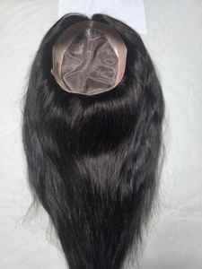 Toupet de cheveux mono pour femmes avec cheveux humains indiens, styles multiples (vague d'eau, vague naturelle, etc.) Léger 100-150g - Product Image 5