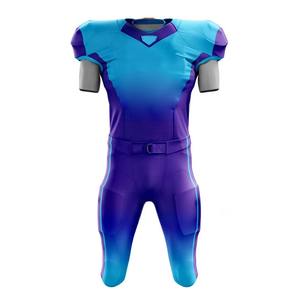 Uniformes de Fútbol Americano de la Mejor Calidad, Diseños Personalizados, Impresión por Transferencia de Calor, Manga Corta, Tallas Grandes, Secado Rápido, Transpirable - Product Image 1