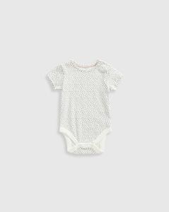 บอดี้สูทแขนยาวสำหรับเด็กทารกหญิง, บอดี้สูทแพ็คผ้าฝ้ายลายดอกไม้3 100% นุ่มสบายเป็นพิเศษฤดูร้อน - Product Image 3