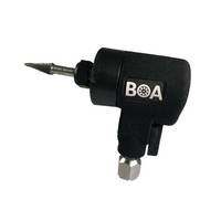 Mini-meuleuse d'angle industrielle 6 mm (à commande par bouton) pneumatique compacte 0,35 CV 20 000 tr/min pour travaux de précision, finition peinture noire anti-rides