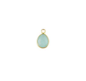 Pierre de lune grise pierre précieuse 8x10mm en forme de poire ensemble de lunette en argent sterling or vermeil pendentif fin pour la fabrication de bijoux collier breloque - Product Image 5