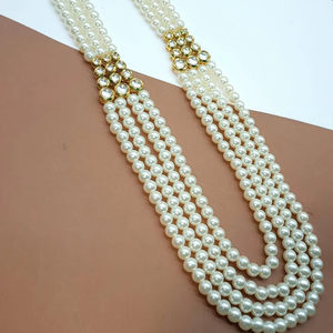 ENSEMBLE DE BIJOUX INDIENS TRADITIONNELS ET À LA MODE EN CUIVRE ENSEMBLE DE BIJOUX DE MARIAGE POUR FEMMES BOUCLES D'OREILLES ET COLLIER - Product Image 1