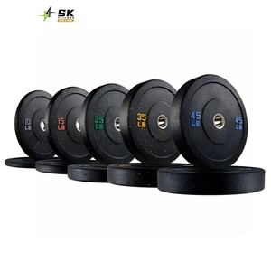 Plaques de <span class=keywords><strong>poids</strong></span> en caoutchouc directes <span class=keywords><strong>d</strong></span>'usine SK 2.5/5/10/15/20/25kg plaques <span class=keywords><strong>d</strong></span>'haltères Olympik pour la musculation - Product Image 6