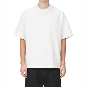 Camisetas de algodón de peso pesado de alta calidad para hombres camiseta lisa en blanco camiseta personalizada bordado de gran tamaño al por mayor - Product Image 2