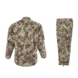 Ensemble veste et pantalon tactique d'hiver pour homme, imprimé camouflage forêt afghane, anti-frottement, durable, avec revêtement DWR - Product Image 6