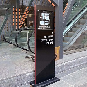 Pylône de signalisation pour centre commercial, signalisation extérieure, signalisation publicitaire, signalisation autoportante, totem, enseignes personnalisées pour les entreprises - Product Image 4