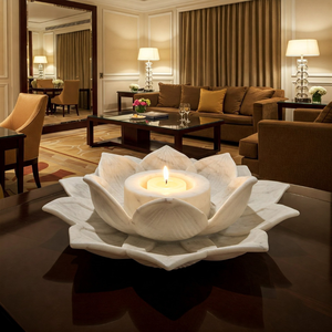 เชิงเทียนหินอ่อนธรรมชาติสำหรับงานแต่งงานเชิงเทียนหินอ่อนสุดหรูสำหรับตกแต่งทำด้วยมือจำนวนมาก - Product Image 1