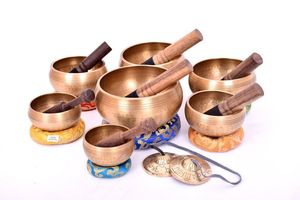 Bol musical en laiton de guérison avec vibrations apaisantes idéal pour la thérapie de méditation soulagement du stress pratique du yoga - Product Image 6