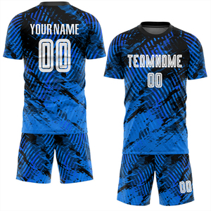 Maillot de football 100% polyester personnalisé pour hommes et femmes, tissu doux et léger, confortable, sublimation complète - Product Image 1