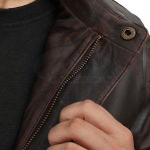 Chaqueta de Cuero del Mejor Material, Nueva Llegada, Último Diseño, Chaqueta de Cuero para Hombre - Product Image 6