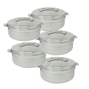 Stainless Steel Metal <b>Insulated</b> Hotpot Casserole Food Warmer Container kitchen item - Product Image 5