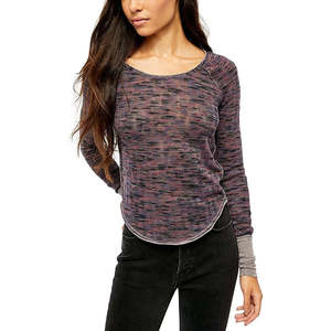 Maglia Spaced Out in maglia da donna Free People, blu navy, taglia XS, con stampa sottile, opzioni di lunghezza abbigliamento lungo e corto - Product Image 1