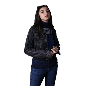 Chaqueta vaquera de mujer transpirable de alta calidad, precio barato de fábrica, alta calidad, chaquetas más vendidas - Product Image 4