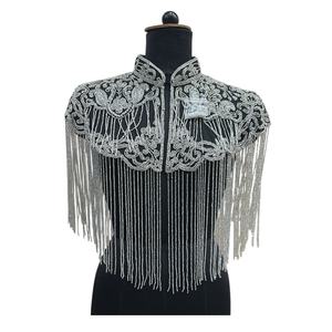 Capa de Moda Femenina 2025, Hecha a Mano con Cuentas, Alta Calidad, 100% Algodón, Precio al por Mayor para Exportación - Product Image 1