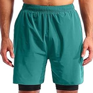 Custom made fitness shorts for men with Multi pockets breathable and quick dry fitness shorts - Product Image 2