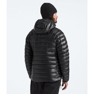 Doudoune noire de haute qualité 2026 avec capuche, style streetwear hiver, manteau matelassé avec logo frontal, nouveau style extérieur pour homme - Product Image 3