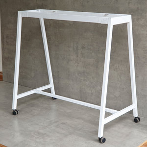 Pieds de table minimalistes en acier FOS 120x60cm, revêtement poudré CFOS0091 - Product Image 3