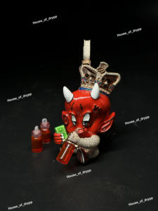 Pendentif Couronne du Diable en Argent 925 Sertie de Moissanite, Bijou Hip Hop de Luxe, Style Urbain - Product Image 3