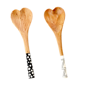 Vajilla de madera de Acacia con mango impreso en caliente, utensilios de cocina de regalo de bajo coste, herramientas para servir cucharas - Product Image 1