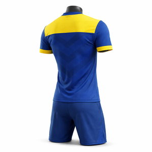 Conjunto de Uniforme de Voleibol Personalizado para Hombre, Camiseta y Pantalones Cortos con Cuello en V, Secado Rápido, Transpirable, Poliéster, Sublimación - Product Image 6