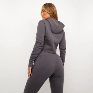 <b>Women's</b> Plus Size Casual Workout Tracksuit XS Two-Piece Sweat Suit with Angel Letter Print Includes Sweatshirt <b>Leggings</b> Set - Product Image 3