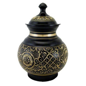 Urnas de cremación para suministros funerarios, urnas sólidas hechas a mano, urna de cenizas para adultos de nuevo diseño personalizada - Product Image 1