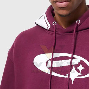 Meilleur matériau fait au Pakistan Puff Printing Pullover Hoodies Men Quick Dry Breathable High Quality Comfort Clothing Hooded Collar - Product Image 5