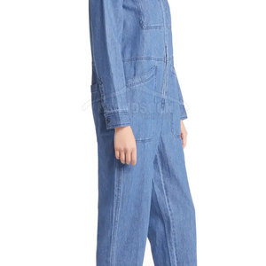 Top Trending Ropa elegante para mujer Mono de una pieza para mujer Mono casual de manga larga Jeans Mono - Product Image 3