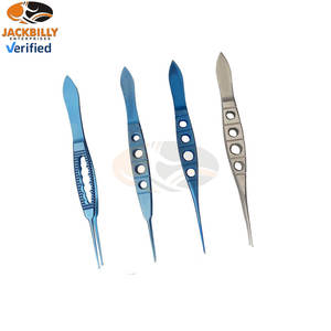 คีมจับเยื่อแก้วตาเฟชท์เนอร์ ทำจากสแตนเลส ได้รับการรับรองมาตรฐาน MOL ปลายแบบวงแหวน อุปกรณ์ผ่าตัดจักษุวิทยา ได้รับการรับรองมาตรฐาน CE - Product Image 4