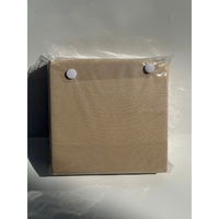 Sac de rangement personnalisé en PVC transparent pour literie, avec soufflet de fond et fermeture auto-agrippante/Velcro