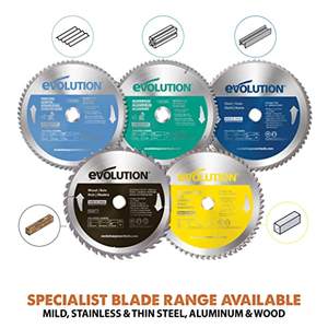 Sierra de Mesa Industrial Rage 5-S, Portátil, Multiusos, Corta Madera, Metal y Plástico, 255 mm, 230 V - Product Image 1