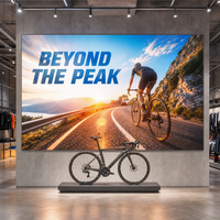 Écran LED intérieur P1.86 pour centre commercial, mur vidéo LED haute fréquence de rafraîchissement sans soudure pour la publicité et la diffusion de contenu de marque