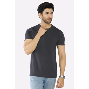 เสื้อยืดสำหรับผู้ชาย2025ลายนูนสีทึบเสื้อยืดผู้หญิงคอกลมทรงหลวมผ้าคอตตอน100% ทรงหลวมสไตล์สตรีท - Product Image 4