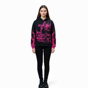 Custom Sunfade Serigrafía Sudadera con capucha Algodón de alta calidad Diseño personalizado Garantiza comodidad y sudaderas con capucha de estilo duradero - Product Image 4