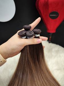 2025หนังแท้แบบตรงหยิกสองชั้น100% มนุษย์ดิบบริสุทธิ์เวียตนาม - Product Image 2