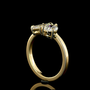 Durable 1.80 cts 925 silver lab grown diamond mix shape special <b>ring</b> custom <b>crafted</b> luxury piece ideal for bulk order jewelry - Product Image 3