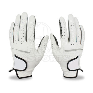 Gants de golf avec logo personnalisé Gants de golf en cuir véritable pour gaucher et droitier Gants de golf au design unique - Product Image 1