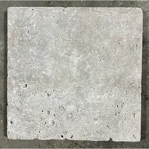 Noce pierre naturelle 6x6 carreaux de travertin T-118 remodeler mur de salle de bain et cuisine (5 carreaux) - Product Image 1