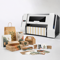 Imprimante à ondulations monocouche durable pour boîtes à pizza, sacs à café, papier kraft – Machine d'impression sur demande avec conception personnalisée