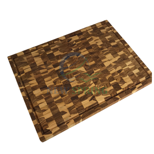 Nouveau printemps planche à découper écologique en bois de teck en forme de rectangle personnalisée de haute qualité avec logo fabriquée au Vietnam - Product Image 4