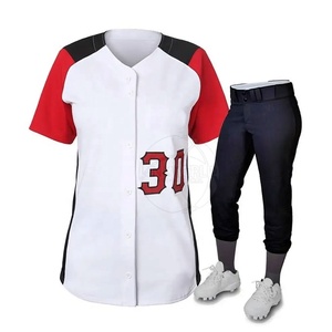Uniformes de baseball/softball sur mesure de haute qualité 2025, grande taille, antibactériens, protection UV, respirants, tissu à séchage rapide, complets - Product Image 4