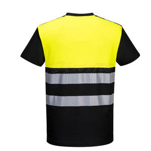 Ropa de trabajo de construcción de seguridad Camisetas Hombres Construcción de manga corta Hi Vis para la venta Camisetas - Product Image 6