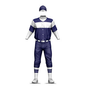 Uniformes de béisbol sublimados de ajuste regular de secado rápido y transpirable Uniforme de béisbol de sublimación personalizado de la mejor calidad - Product Image 2
