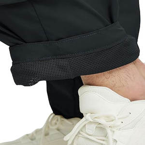 กางเกงคาร์โก้ผู้ชายน้ำหนักเบาระบายอากาศได้ดีมีกระเป๋าข้างเอวปานกลางผ้าฝ้ายลำลองกันลม - Product Image 5