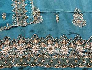 Trajes bordados a mano sin costuras de diseñador moderno para mujeres, moda india, fiestas de estilo tradicional - Product Image 2