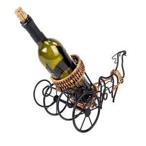 Estante de vino de diseño moderno, soporte de metal que ahorra espacio para botellas y vasos para el almacenamiento en el hogar, Bar y cocina. - Product Image 5