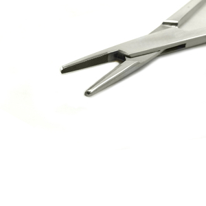 Porte-aiguille TC réutilisable Crile-Wood droit avec mâchoires crantées croisées en acier inoxydable (20cm) Instruments chirurgicaux médicaux - Product Image 3