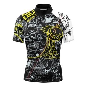 Nuevas camisetas de surf de manga corta Rashguard para hombre, sudadera de Surf de tela con protección solar, traje de baño Brightrock con protección Uv - Product Image 2