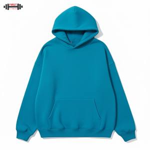 Pull à capuche d'hiver unisexe en gros 300g épais coton surdimensionné personnalisé imprimé en 3D sweat à capuche éponge française 100% g - Product Image 6