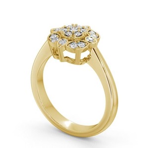 Best Selling <b>Vintage</b> Style 14K <b>Gold</b> Wedding <b>Ring</b> Lab Grown Diamond Cluster Engagement <b>Ring</b> for Women Party Jewelry Low Price - Product Image 6
